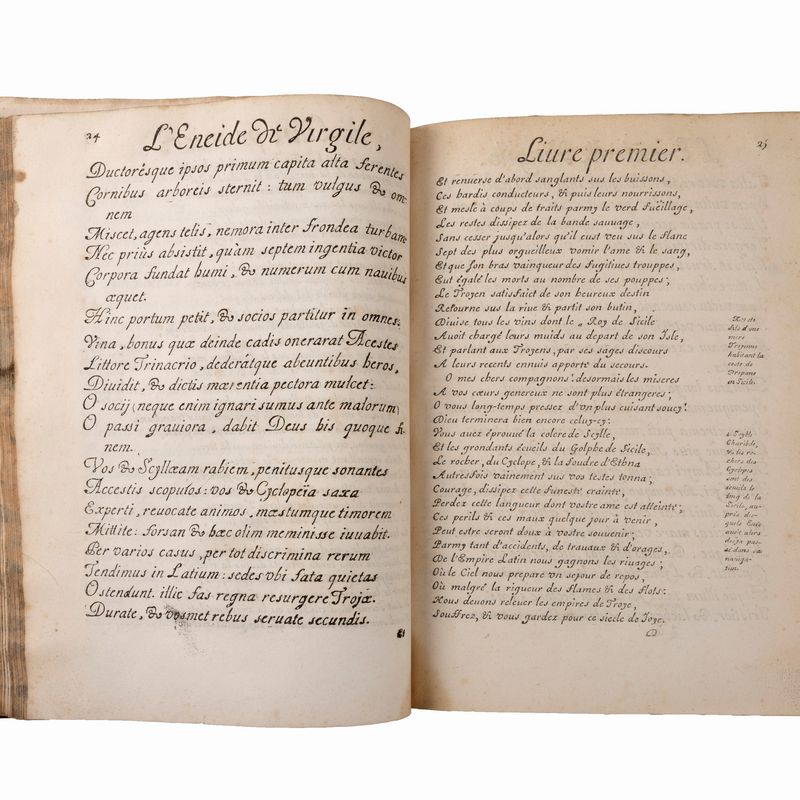 Publio Virgilio Marone - Virgilio, L'Eneide tradotte en vers françois, Edizione del 1648