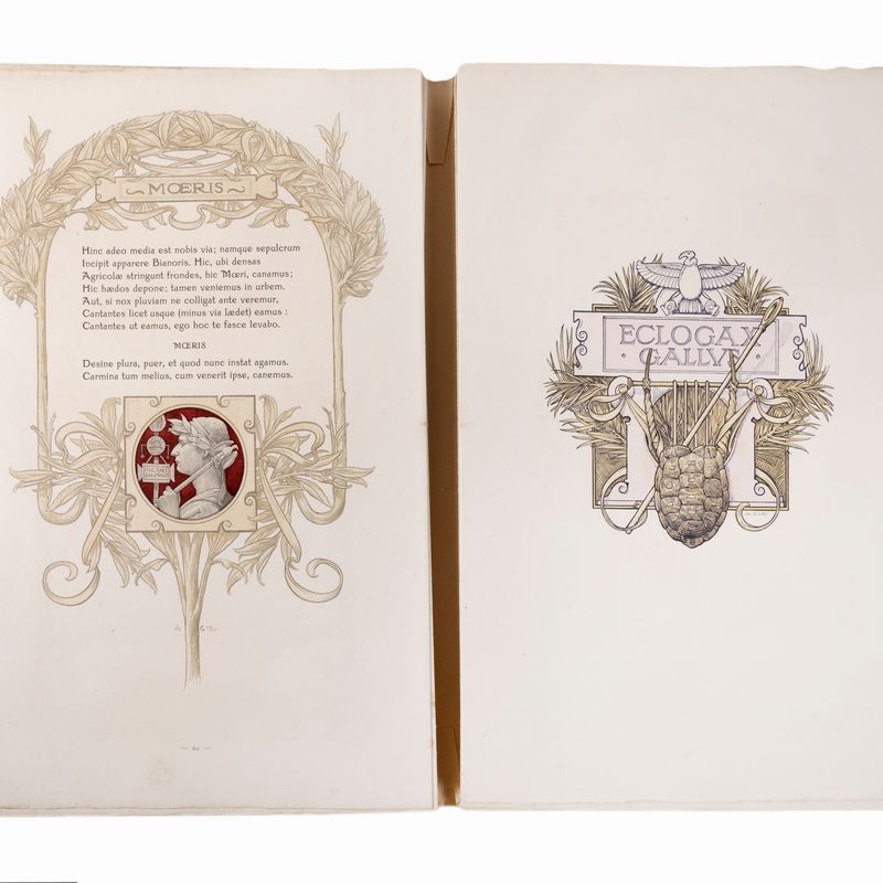 Publio Virgilio Marone - Les Eglogues de Virgile, illustrato da Adolphe Giraldon, 1906