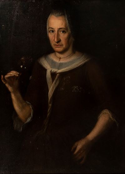 Ritratto di Gentildonna con Fiori in Mano