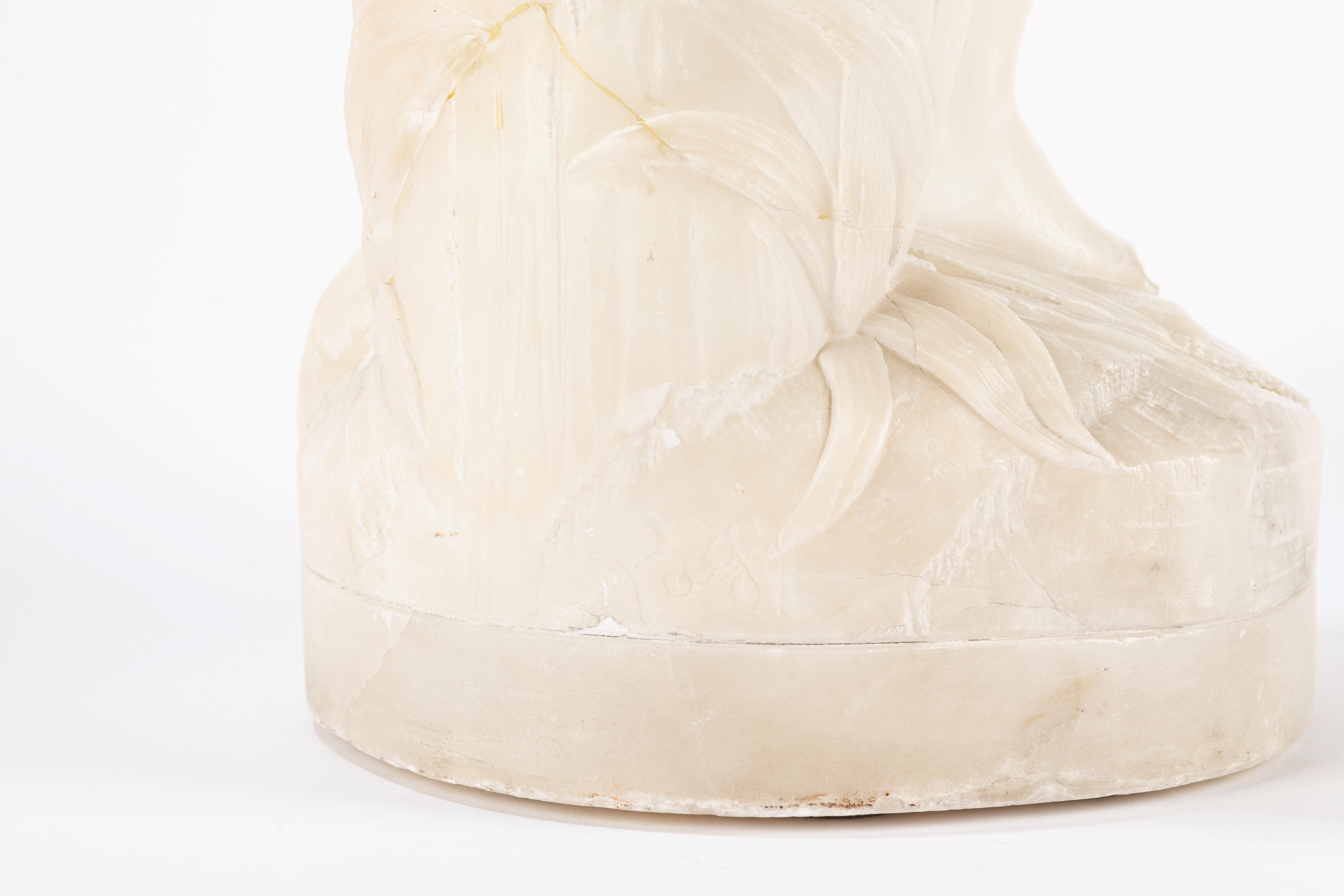Guglielmo Pugi - Bagnante, scultura in alabastro