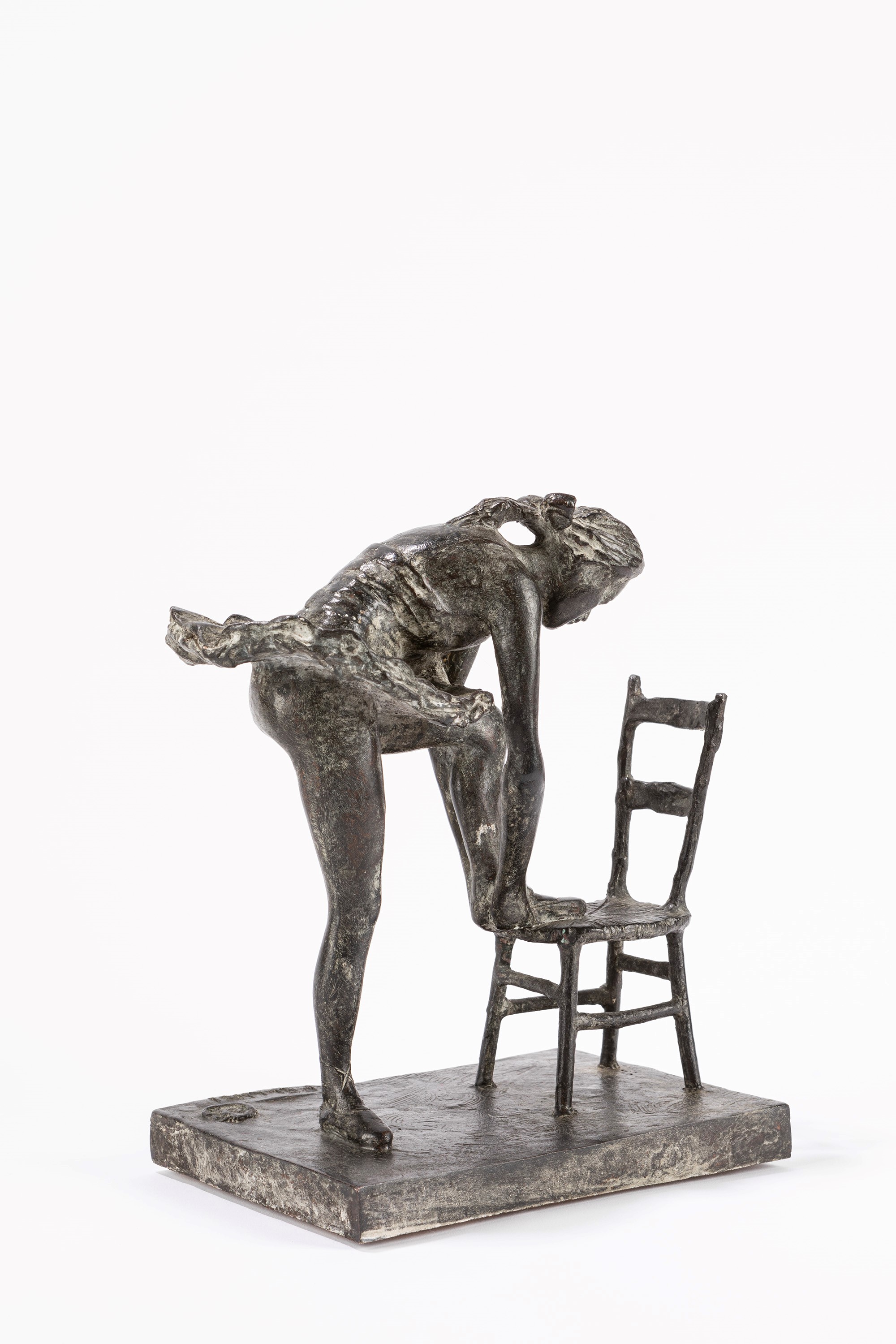 Eros Pellini - La ballerina, scultura in bronzo