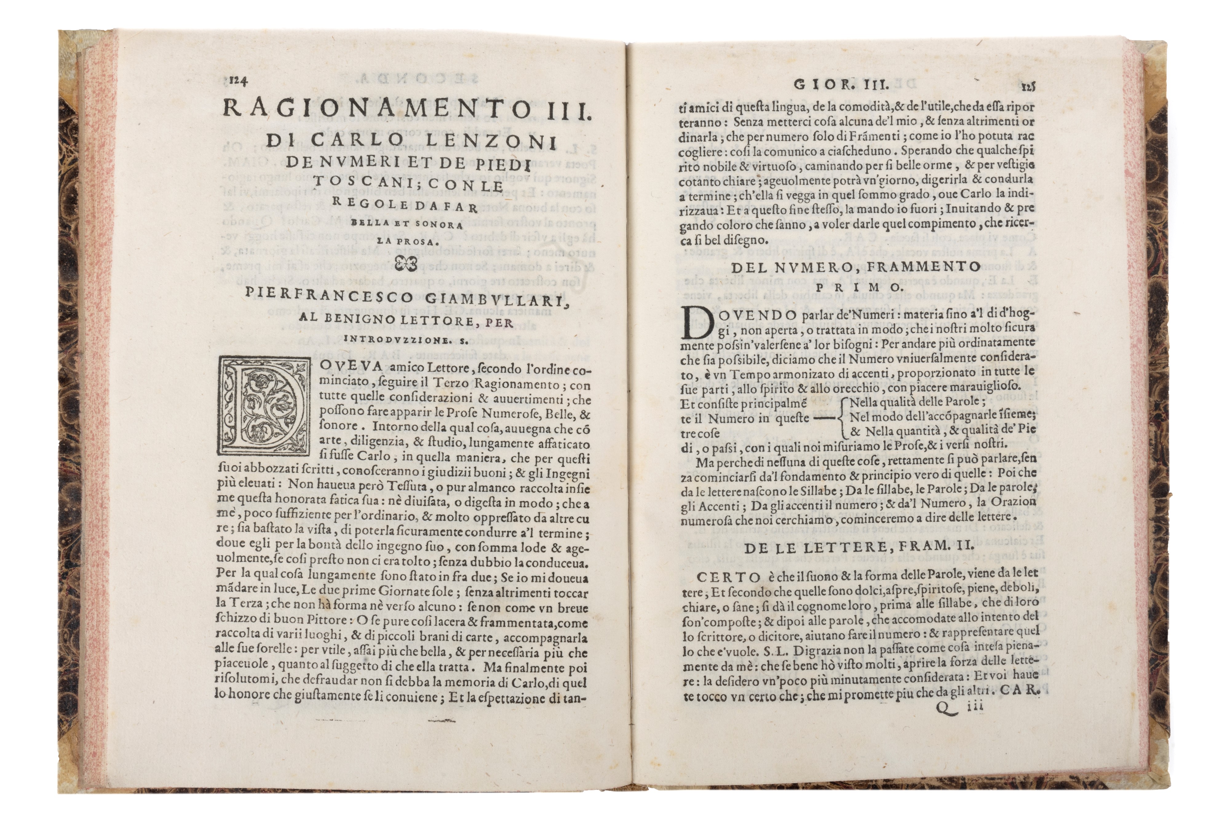 Lenzoni Carlo - In difesa della lingua fiorentina, trattato, 1556