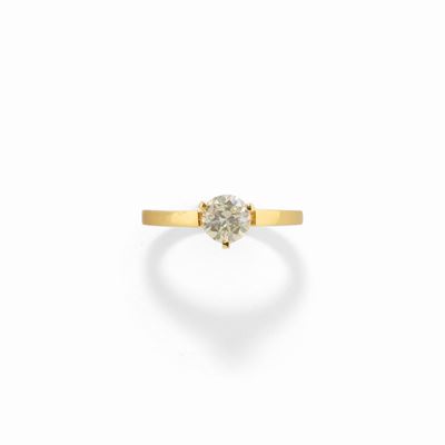 Anello con Diamante Fancy