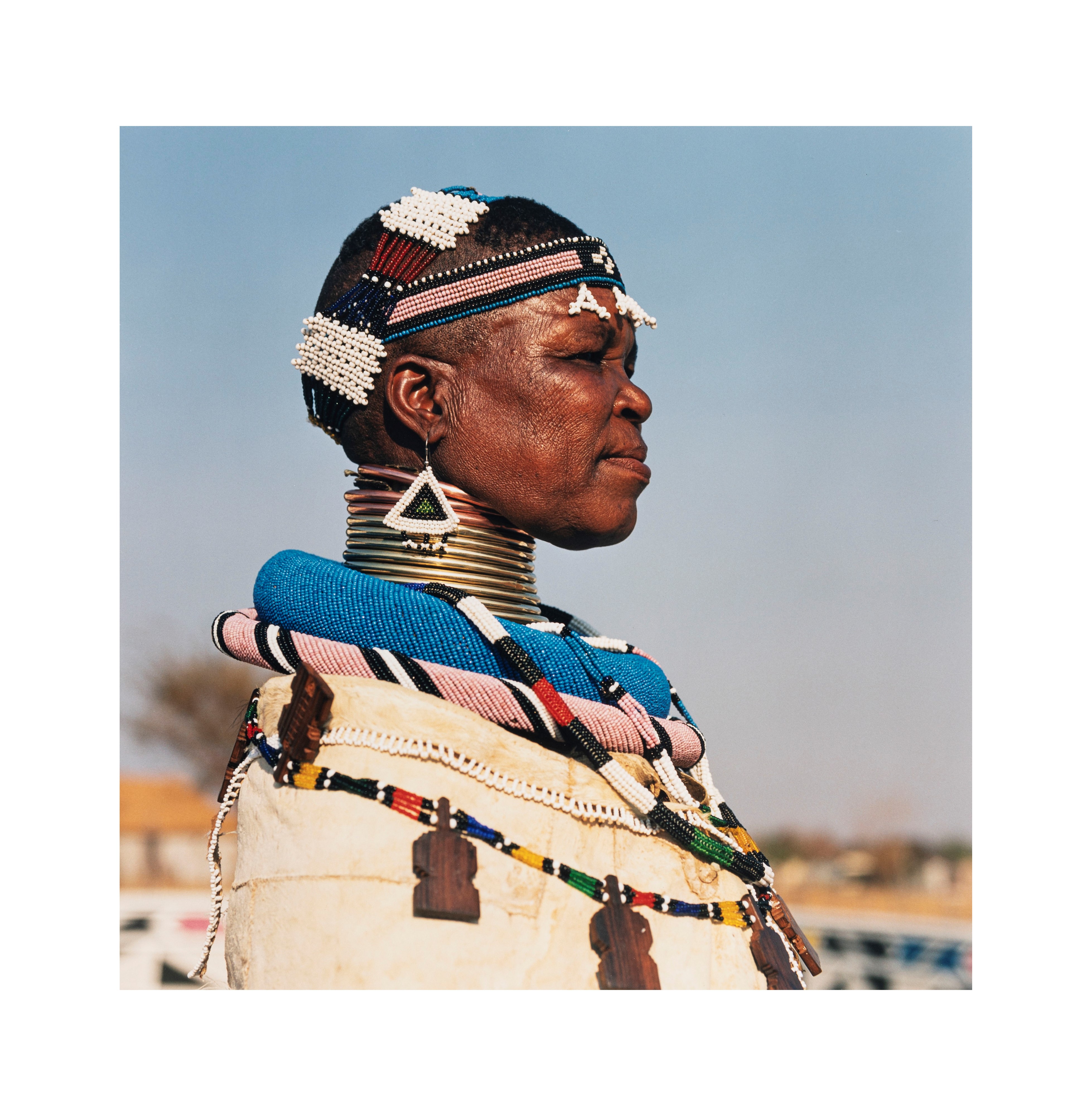 Sergio Caminata - Ndebele, C-print vintage su carta Kodak, 1995