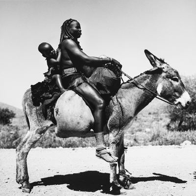 Himba, Namibia – Stampa vintage alla gelatina ai sali d'argento