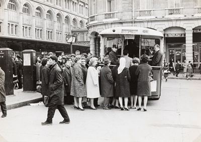 Autore 1, Gare Saint Lazare - Stampa vintage alla gelatina ai sali d'argento