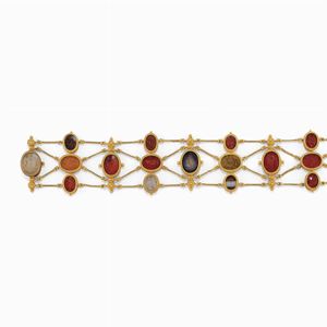 Bracciale con pietre dure