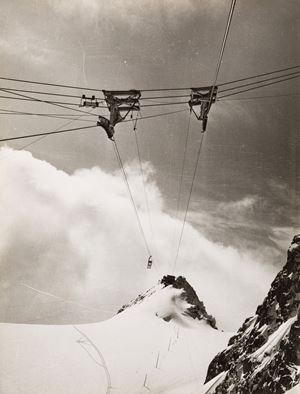 Viaggio inaugurale della cabinovia del Monte Bianco