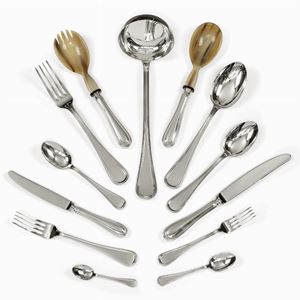  - A silver service set, Italia 20th century, Zaramella