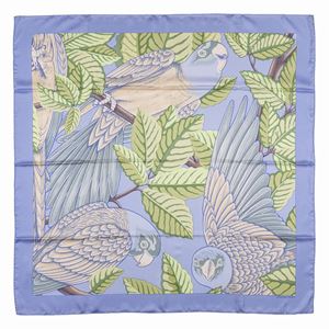 Foulard Les Perroquets in detail