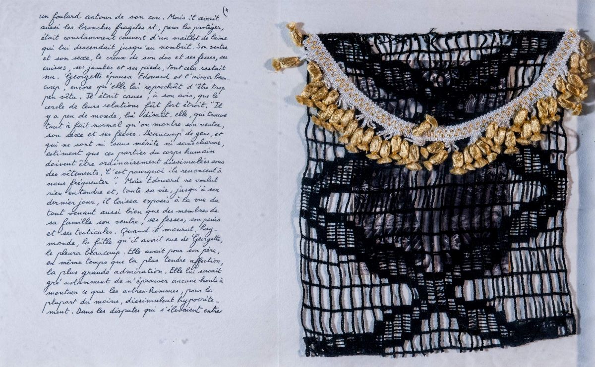 Enrico Baj - L’homme, la femme et les vêtements - cartella contenente 4 serigrafie ritoccate a ma...