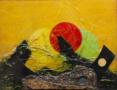 Senza titolo - tecnica mista e collage