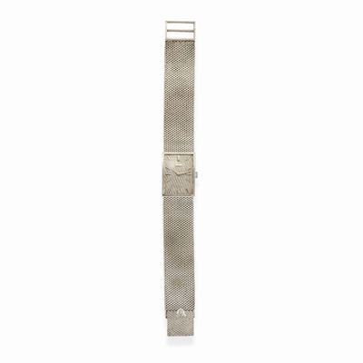 Orologio in oro bianco 18k, movimento a carica manuale