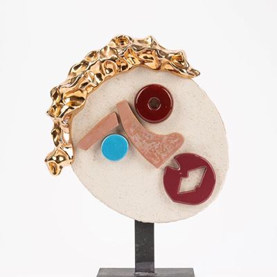 La favorita del presidente, terracotta smaltata