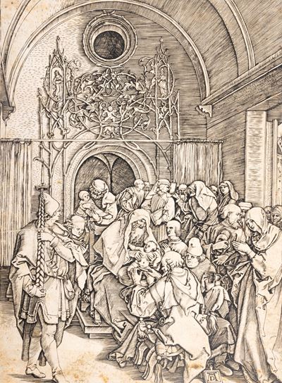 Circoncisione di Gesù, bulino su cartoncino, 1505