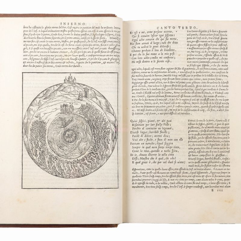 Dante Alighieri - La Comedia di Dante Aligieri con la Nova Espositione di Alessandro Vellutello