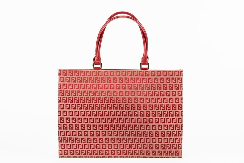 Fendi - Monogram Canvas Sac plat, Luxury Fashion