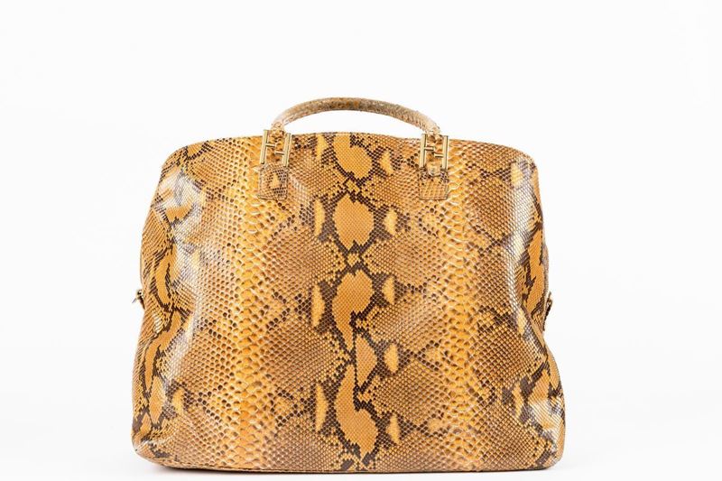 Fendi Python Leather Bag Luxury Fashion Finarte casa d aste