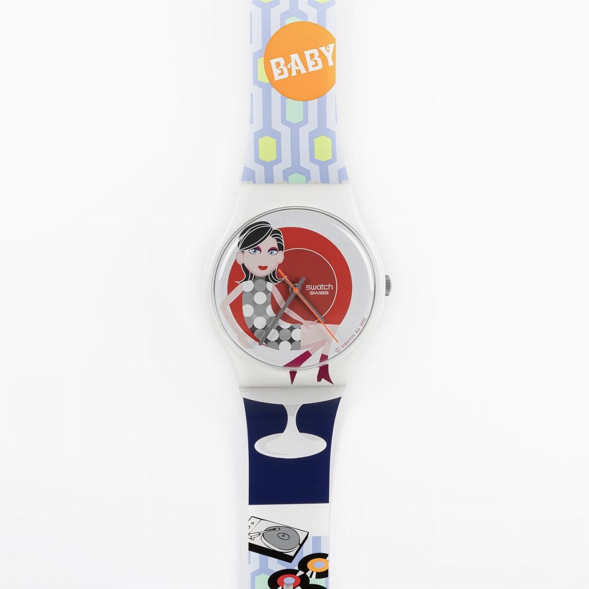Swatch - Hello Petula, Maxi orologio da parete - MGW136, 2002