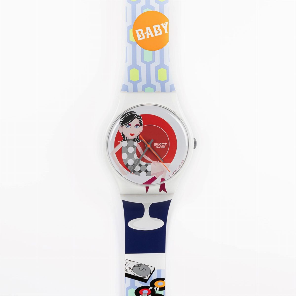 Swatch - Hello Petula, Maxi orologio da parete - MGW136, 2002