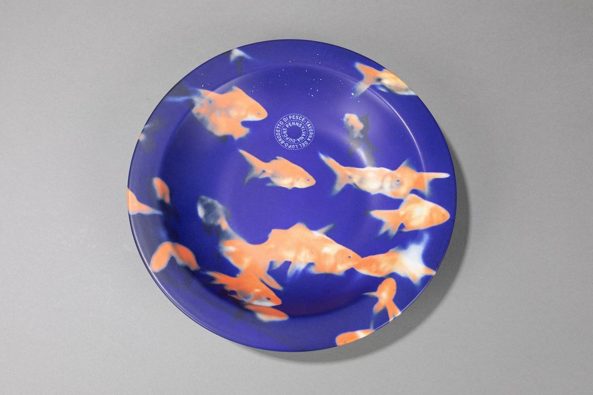 Piattino a forma di pesce - | Ecom