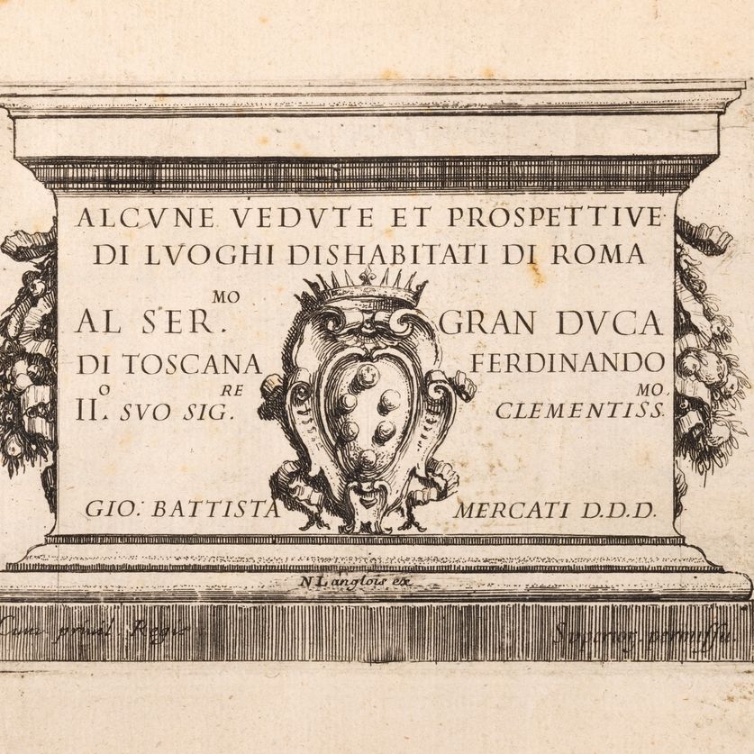 Giovanni Battista Mercati - Alcune vedute et prospettive di luoghi dishabitati di Roma, 1629
