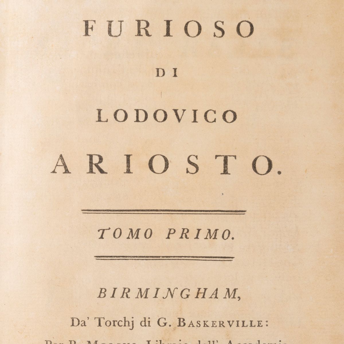 Ludovico Ariosto - Orlando furioso, Edizione illustrata del 1773