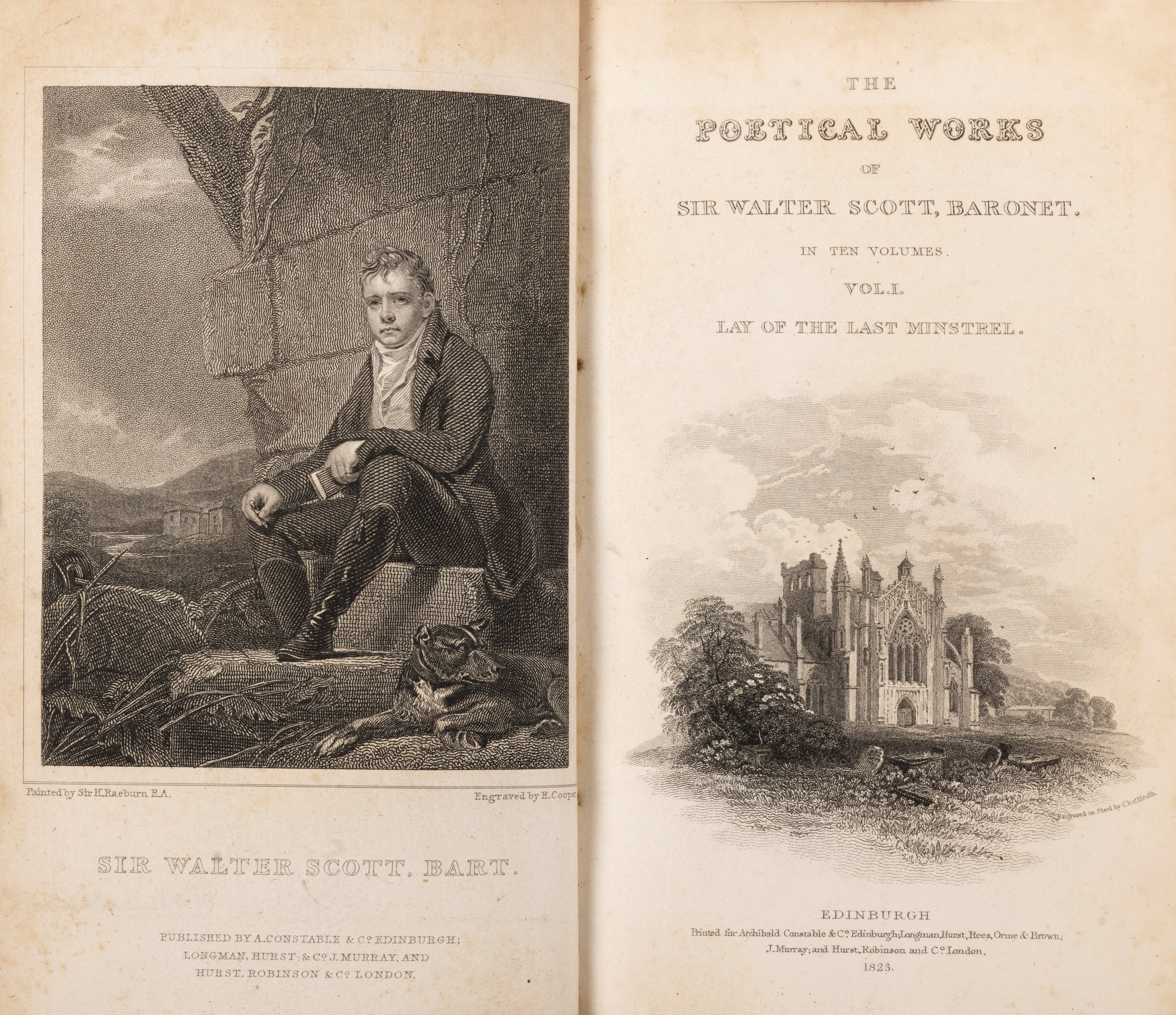 Scott, Walter - The Poetical Works..in Ten Volumes - Novels And Tales...in Twelve Volumes - Tales...