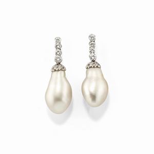  - Orecchini con perle barocche