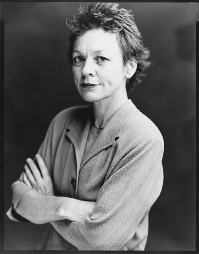 Ritratto di Laurie Anderson, stampa vintage alla gelatina ai sali d'argento