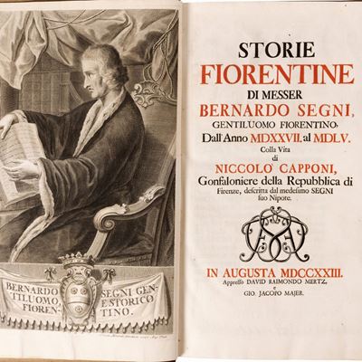 Segni, Storie fiorentine, prima edizione del 1723