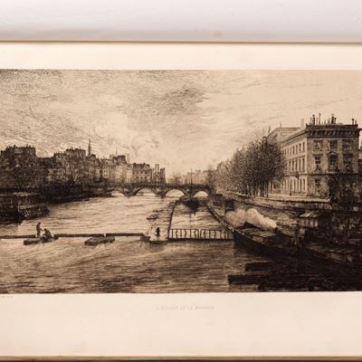 Lucien Gautier, Paris Pittoresque - 1883, volume con acqueforti