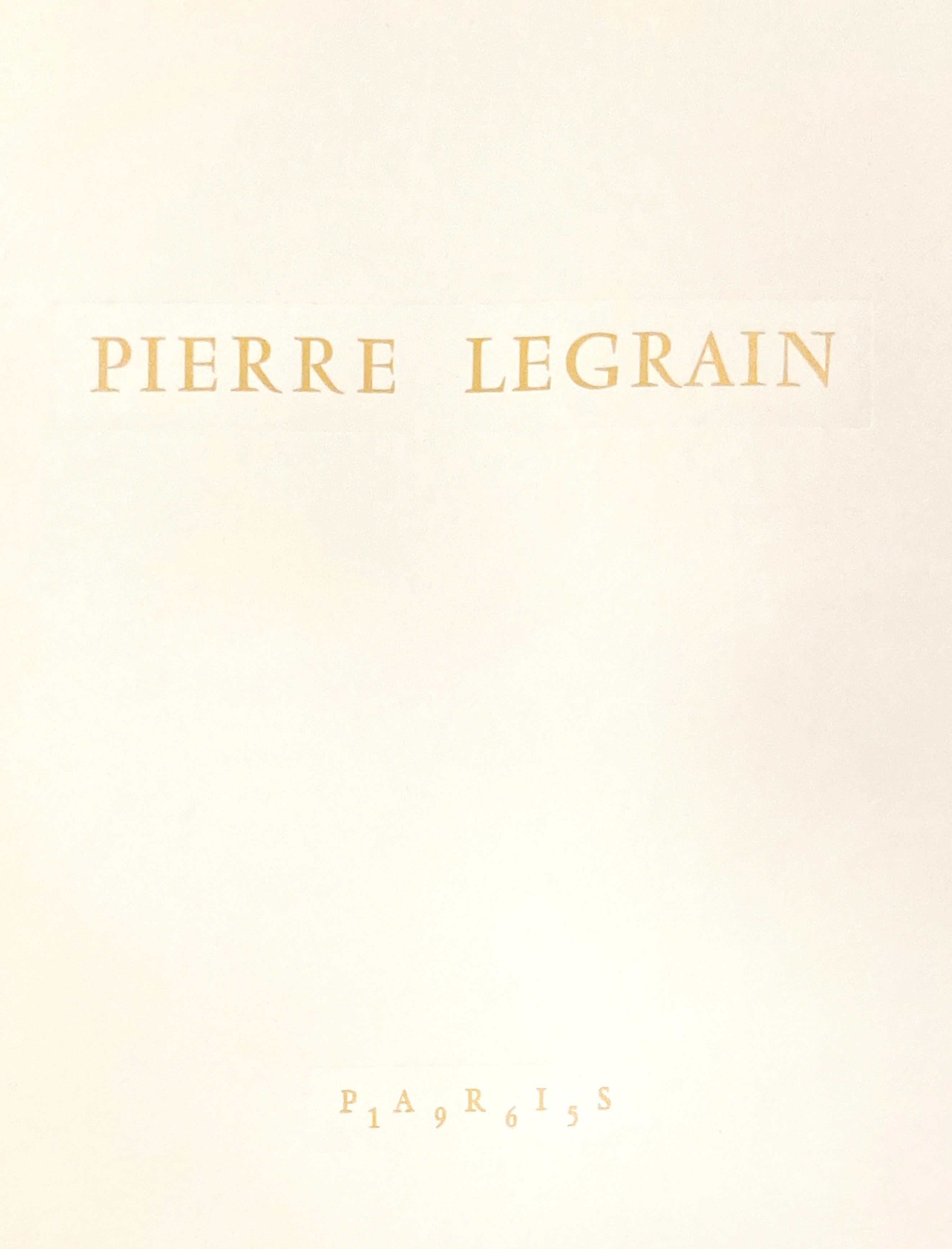 Pierre Legrain - Relieur : Répertoire descriptif et bibliographique de mille deux cent trente-six...