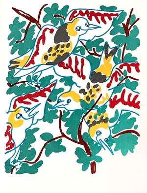 Souvenirs and portraits of artists. Jacques Prévert: Le Coeur à l'ouvrage