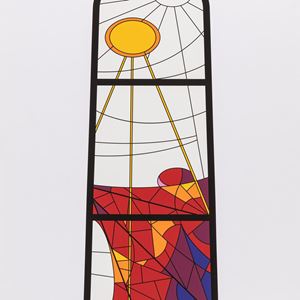 Bozzetto per la vetrata del Duomo