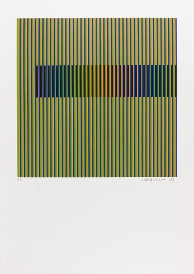 Senza titolo, serigrafia su carta, 1993