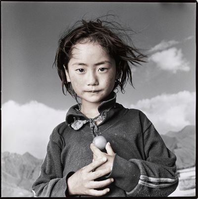 Yama otto, Lahza, Tibet - C-print vintage