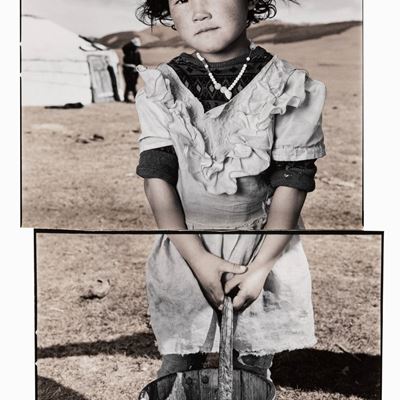 Senza titolo - Collage di due C-print vintage