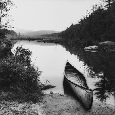Canoe, New Hampshire - Stampa vintage alla gelatina ai sali d'argento
