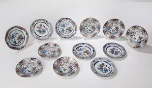Twelve chinese export imari plates. China, 18th/19th c.