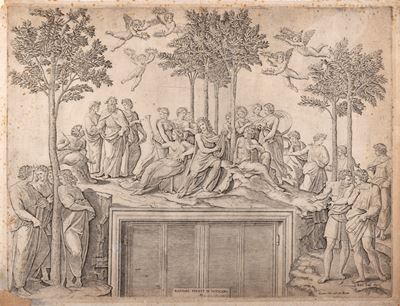 Il Parnaso, bulino, 1585