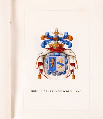 Teatro Araldico ovvero raccolta generale delle Armi ed Insegne Gentilizie, 1846