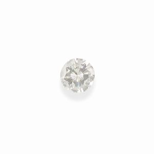 A brilliant cut diamond ct 3,17, color L, clarity VS2, with certificate