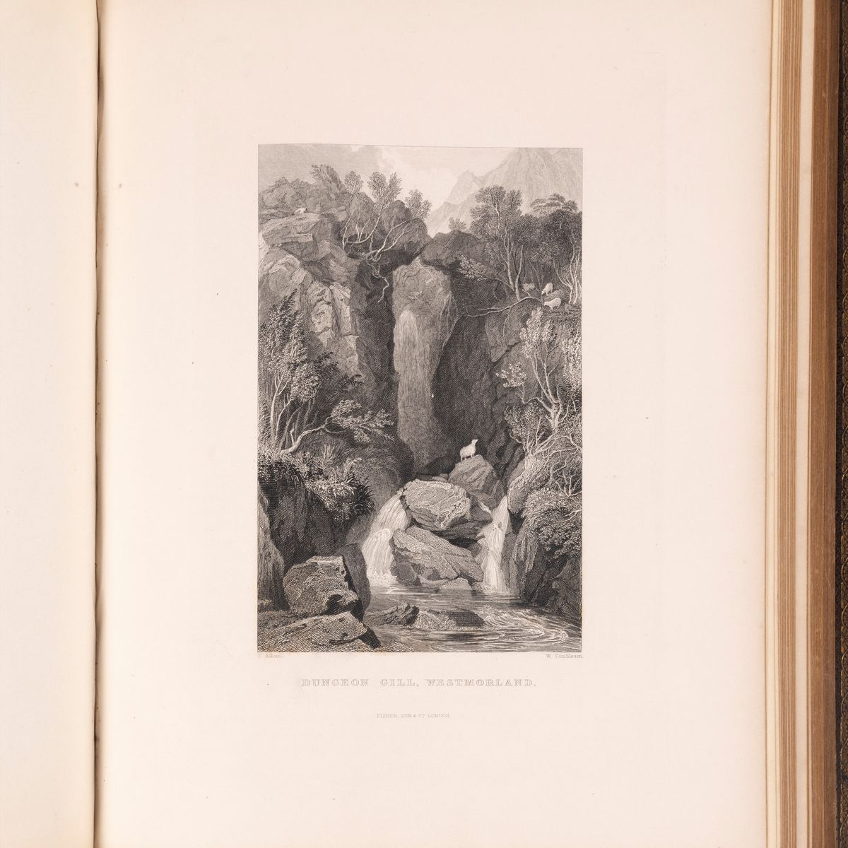 Fisher Son & Co., Westmorland: Paesaggi lacustri e montani, 1847