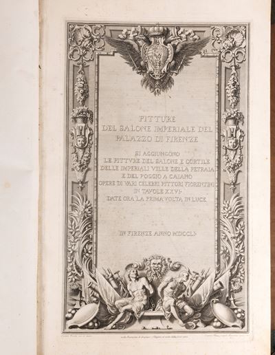 Giuseppe Allegrini, Pitture del Salone Imperiale, 1751
