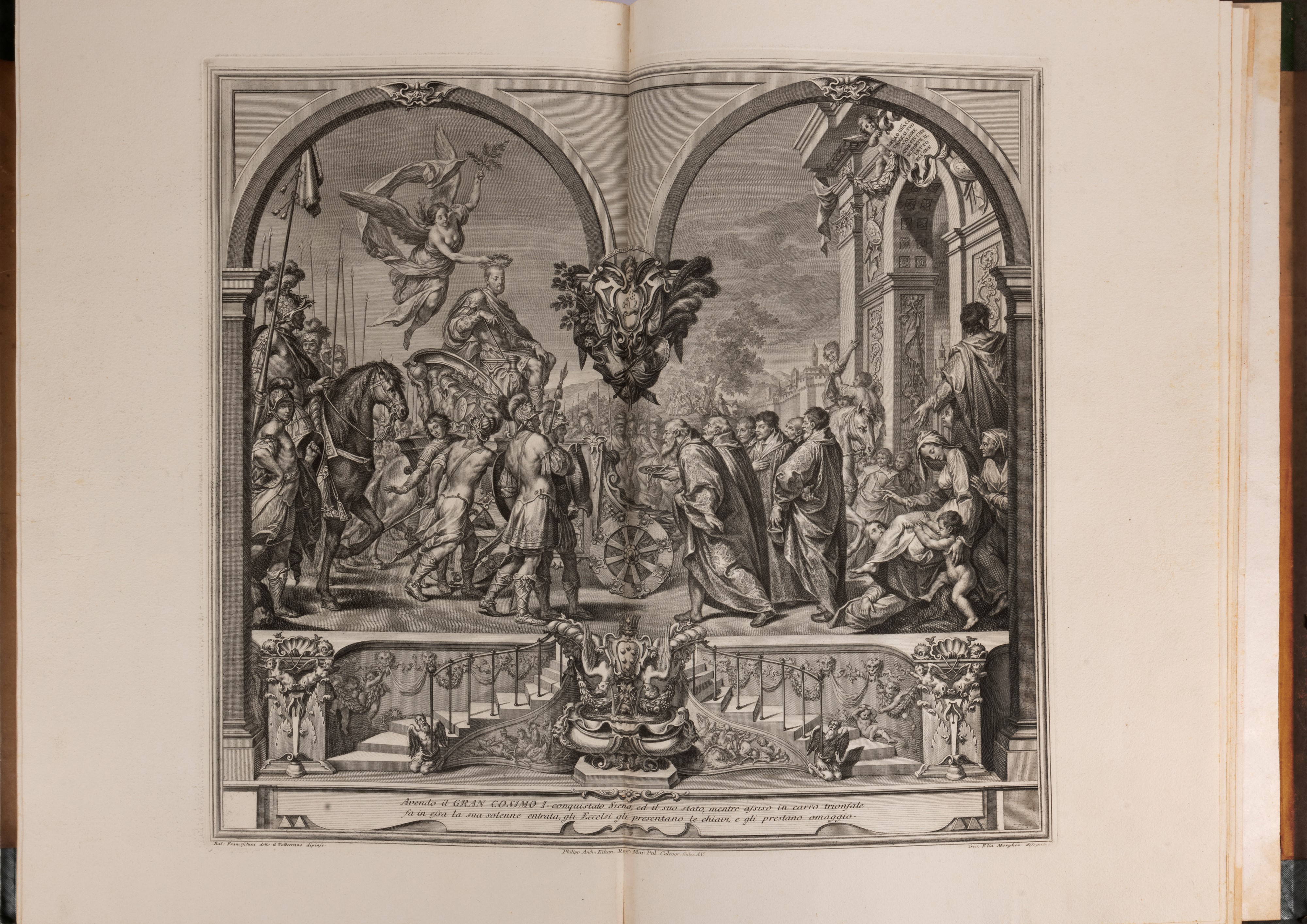 Giuseppe Allegrini, Pitture del Salone Imperiale, 1751