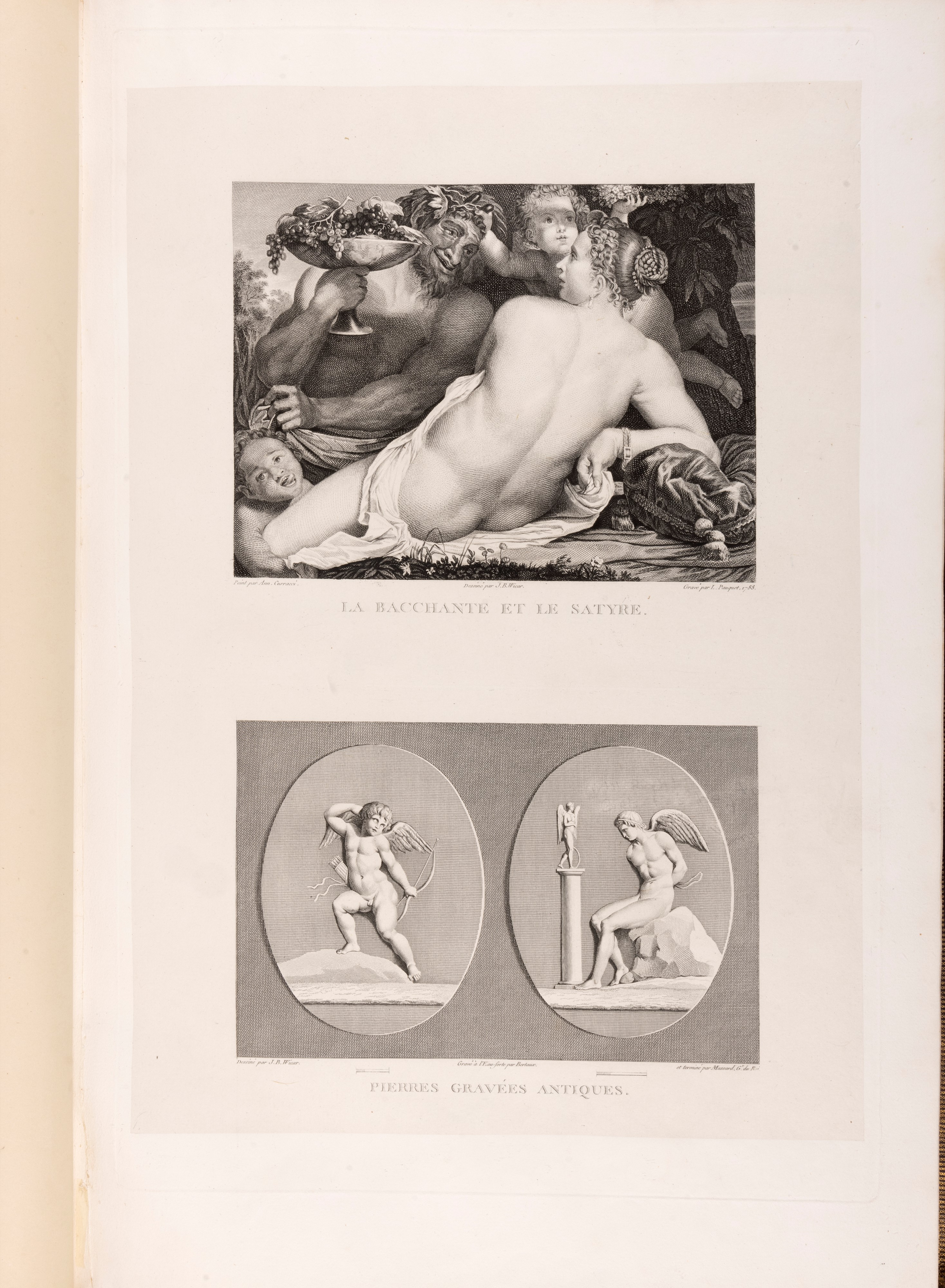 Firenze, Galleria degli Uffizi - Mongez, Antoine. - Wicar, Tableaux, Statues, Bas-Reliefs et camé...