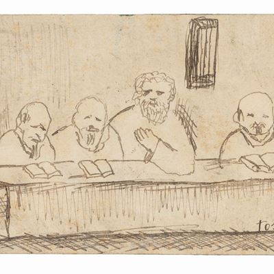 Senza titolo, china su carta