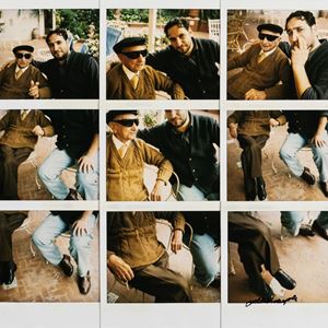 Carlo Ludovico Bragaglia e Maurizio Galimberti fotografati da Giuliana Scimé