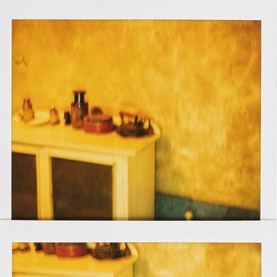 Casa L. Trotsky - Cinque polaroid montate a mosaico